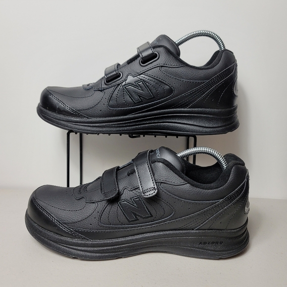 New Balance Women's 577 V1 Hook and Loop Walking Shoe Black Sz 10W - Picture 1 of 11